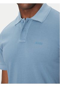 BOSS Polo Prime 50507813 Niebieski Regular Fit. Typ kołnierza: polo. Kolor: niebieski. Materiał: bawełna