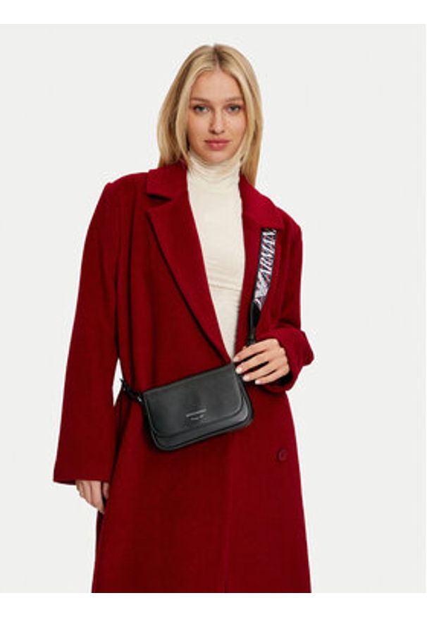 Emporio Armani Torebka Y3H294 Y478E 80001 Czarny. Kolor: czarny. Materiał: skórzane