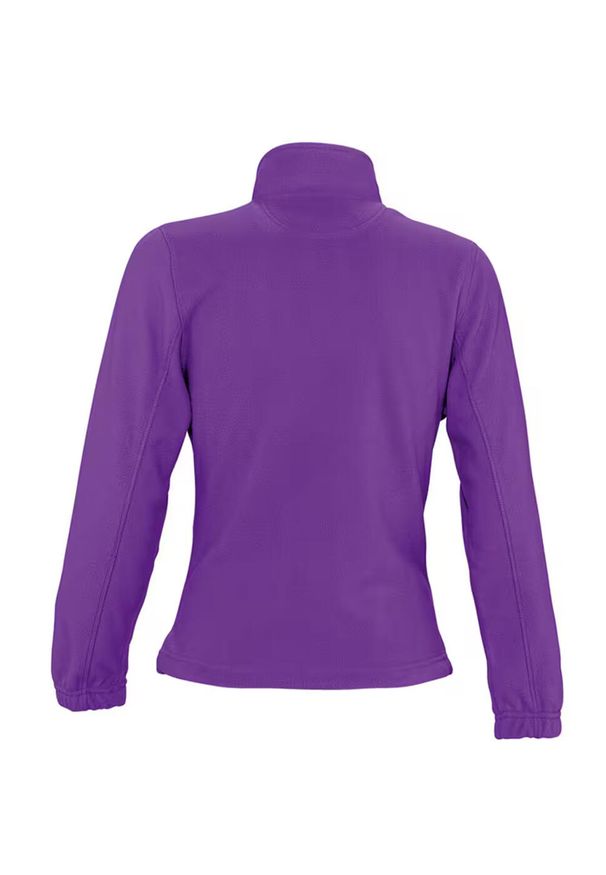 SOL'S - Damska Bluza Polarowa North Fleece Jacket. Kolor: fioletowy. Materiał: polar. Sezon: zima