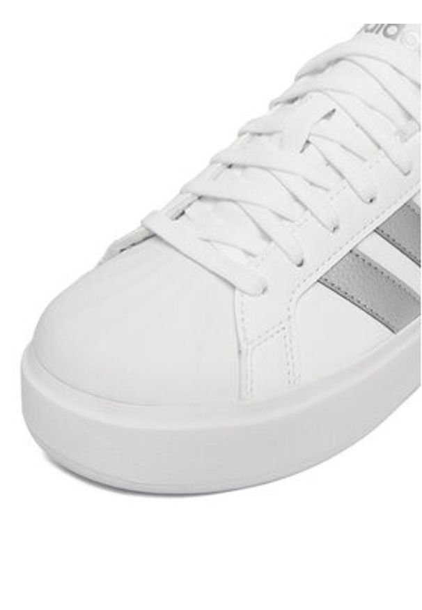 Adidas - adidas Sneakersy CEO-STREETTALK BOLD KJ3857 Biały. Kolor: biały. Materiał: skóra