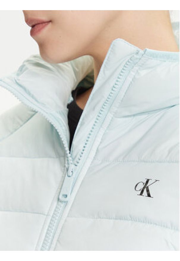 Calvin Klein Jeans Kurtka przejściowa LV047C510G Błękitny Regular Fit. Kolor: niebieski. Materiał: syntetyk