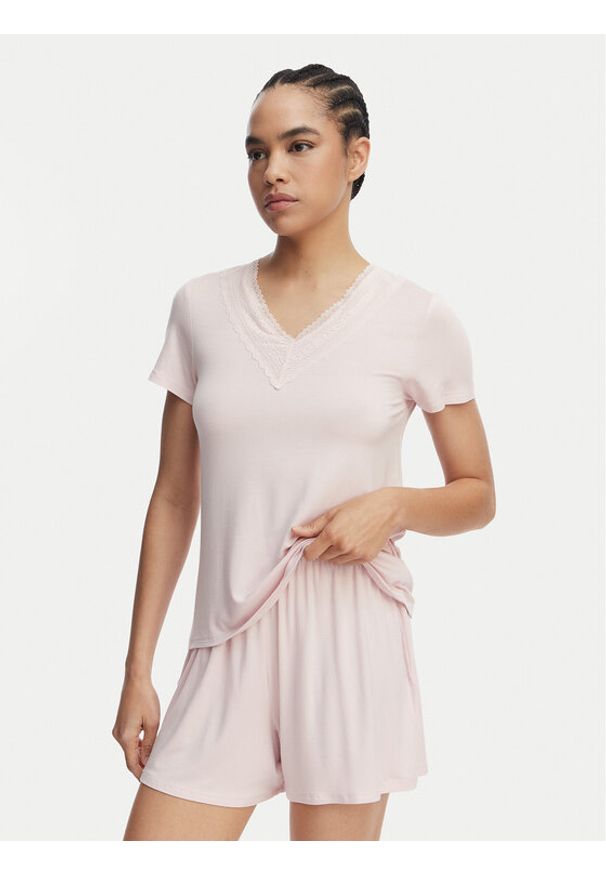 YSABEL MORA - Ysabel Mora Piżama 10823 Różowy jasny Regular Fit. Kolor: różowy. Materiał: wiskoza