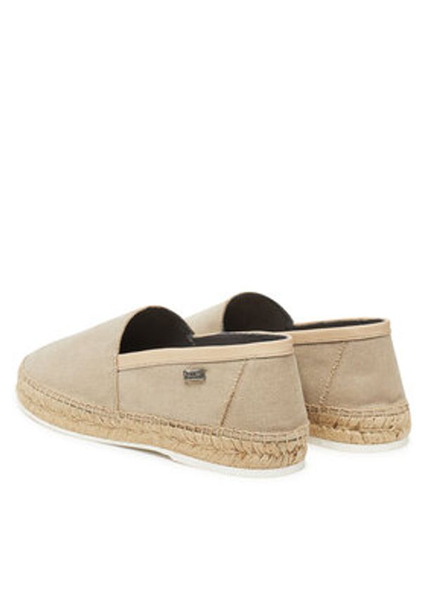 Pollini Espadryle SB10732G0MUR0104 Beżowy. Kolor: beżowy. Materiał: materiał