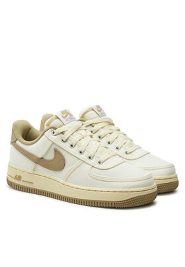Nike Sneakersy Wmns Air Force 1 HF4263 Écru. Materiał: skóra. Model: Nike Air Force