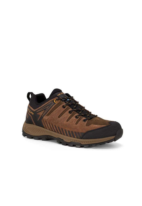 Buty trekkingowe męskie TREZETA Thunder Leather z membraną WP. Kolor: brązowy. Sport: turystyka piesza
