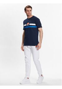 Ellesse T-Shirt Aprel SHR06453 Granatowy Regular Fit. Kolor: niebieski. Materiał: bawełna #5