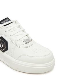 Philipp Plein - PHILIPP PLEIN Sneakersy SAES USC0766 PTE120N Biały. Kolor: biały. Materiał: skóra #4