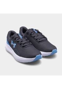 Buty Under Armour Surge 4 3027000-108 szare. Kolor: szary. Materiał: tkanina, materiał. Szerokość cholewki: normalna. Sport: bieganie, fitness #7