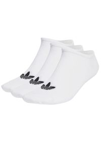 Adidas - Skarpetki adidas Originals Trefoil Liner Socks 6 Pairs IJ5623 - białe. Kolor: biały. Materiał: poliester, nylon, materiał, bawełna, elastan. Sport: fitness