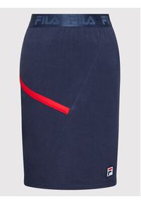 Fila Spódnica mini Zabol FAW0158 Granatowy Regular Fit. Kolor: niebieski. Materiał: bawełna #2