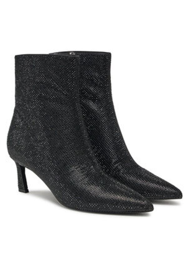Steve Madden Botki Lulah-R SM11003281 Czarny. Kolor: czarny. Materiał: syntetyk