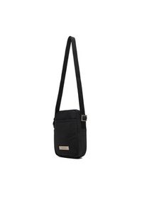 Calvin Klein Saszetka Sleek Slim Reporter LV04D3233G Czarny. Kolor: czarny. Materiał: materiał #3