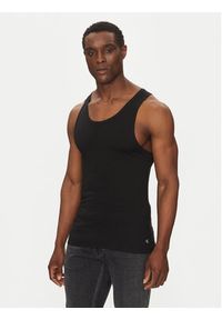 Calvin Klein Underwear Komplet tank topów Tank 3Pk LV00NB4184 Czarny Slim Fit. Kolor: czarny. Materiał: bawełna #4