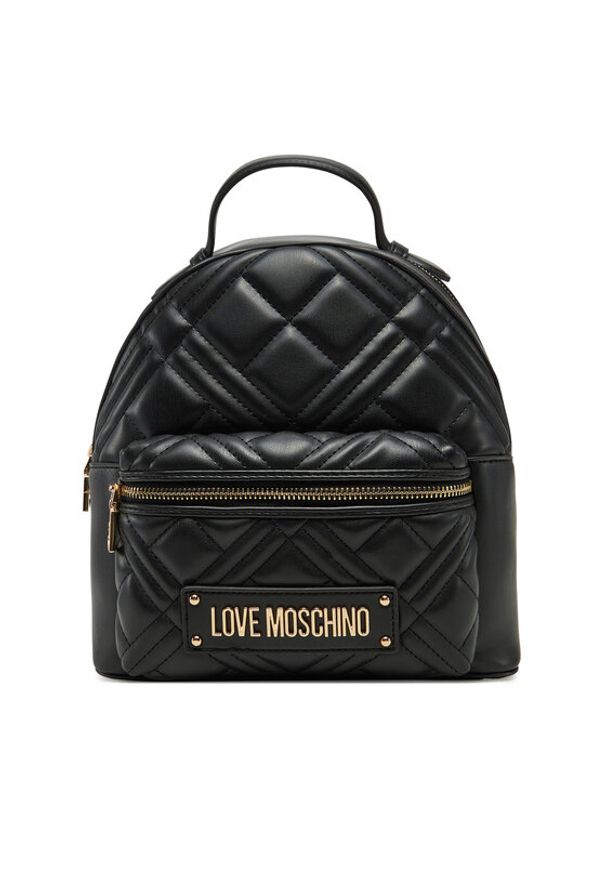 Love Moschino - LOVE MOSCHINO Plecak JC4148PP1MLA0000 Czarny. Kolor: czarny. Materiał: skóra