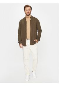 Polo Ralph Lauren Koszula 710654408111 Zielony Regular Fit. Typ kołnierza: polo. Kolor: zielony. Materiał: bawełna #6