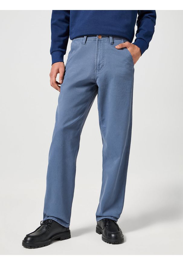 Wrangler - WRANGLER MĘSKIE SPODNIE CHWRANGLER CASEY JONES CHINO RELAXED GRISAI 112356859
