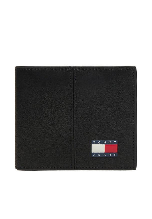 Portfel Tommy Jeans. Kolor: czarny