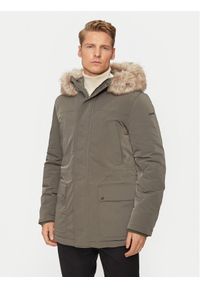 Geox Parka Sandford M4628F T3148 F3269 Zielony Regular Fit. Kolor: zielony. Materiał: syntetyk #1