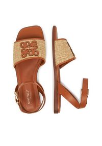 Nine West Sandały CEO-CWBFS181-03 Brązowy. Kolor: brązowy. Materiał: materiał #5