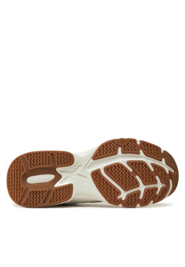 MICHAEL Michael Kors Sneakersy 43F4LEFS5S Beżowy. Kolor: beżowy. Materiał: skóra