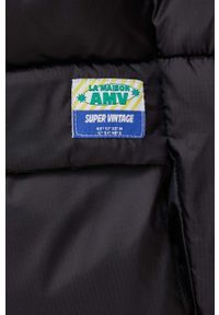 AMERICAN VINTAGE - American Vintage kurtka damska kolor czarny zimowa oversize. Kolor: czarny. Sezon: zima. Styl: vintage #2