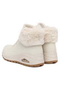 skechers - Skechers Botki Uno Rugged 167274/OFWT Écru. Materiał: skóra #6