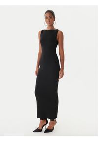 Juicy Couture Sukienka codzienna Canyon JCWED225318 Czarny Slim Fit. Okazja: na co dzień. Kolor: czarny. Typ sukienki: proste. Styl: casual #1