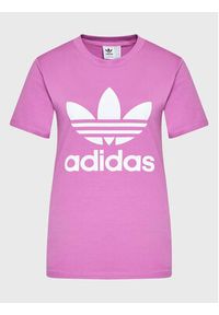 Adidas - adidas T-Shirt adicolor Classics Trefoil HK9640 Różowy Regular Fit. Kolor: różowy. Materiał: bawełna #3