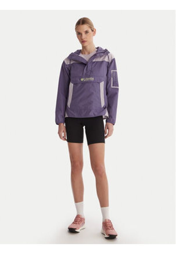 columbia - Columbia Kurtka anorak Challenger™ II Windbreaker 2116592 Fioletowy Regular Fit. Kolor: fioletowy. Materiał: syntetyk