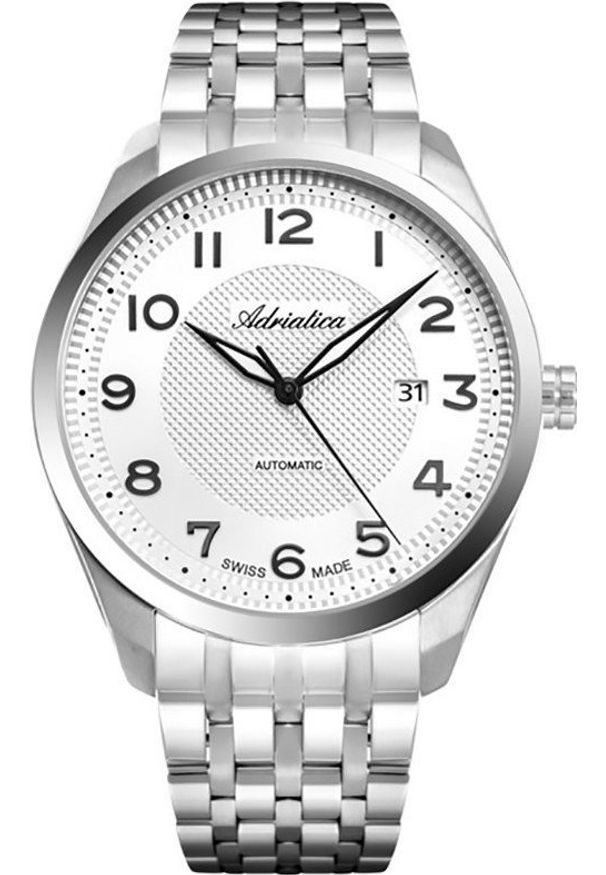 Zegarek Adriatica Zegarek męski Adriatica A8309.5123A srebrny. Kolor: srebrny