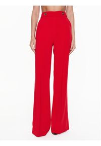 Pinko Spodnie materiałowe Sbozzare 100055 7624 Czerwony Regular Fit. Kolor: czerwony. Materiał: materiał, syntetyk #1