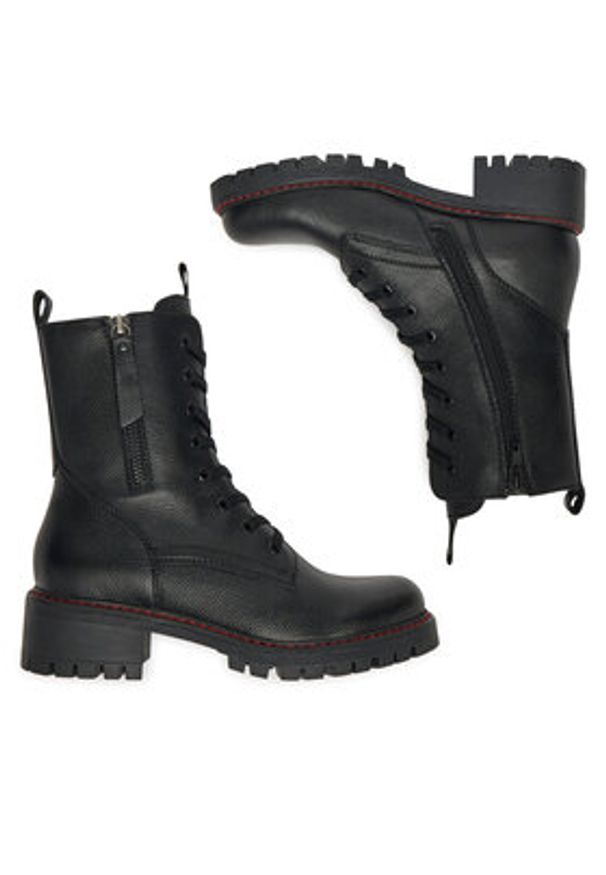 Lasocki Trzewiki CEO-WI16-D-466-03 Czarny. Kolor: czarny. Materiał: skóra