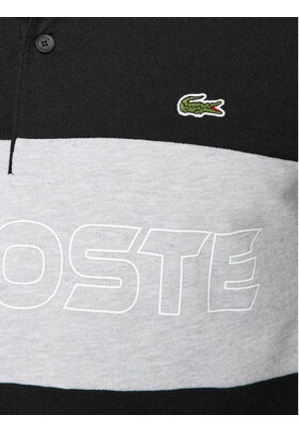 Lacoste Polo PH1470 Czarny Regular Fit. Typ kołnierza: polo. Kolor: czarny. Materiał: bawełna