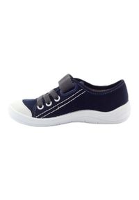 Befado obuwie dziecięce 251Q047 niebieskie. Kolor: niebieski. Materiał: tkanina. Styl: sportowy #3