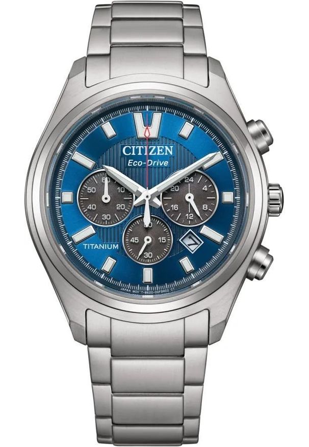 CITIZEN - Zegarek Citizen Zegarek Męski Citizen Super Titanium CA4750-51L Chrono