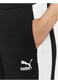 Puma Spodnie dresowe Iconic T7 530082 Czarny Regular Fit. Kolor: czarny. Materiał: bawełna #3