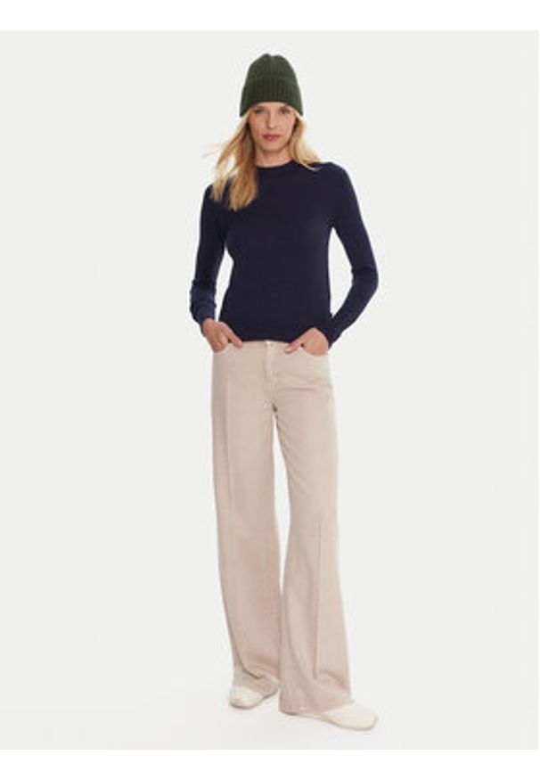 Robe di Kappa Sweter Emmy 64114YW Granatowy Regular Fit. Kolor: niebieski. Materiał: wełna