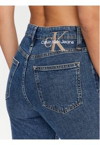 Calvin Klein Jeans Jeansy J20J221249 Niebieski Mom Fit. Kolor: niebieski