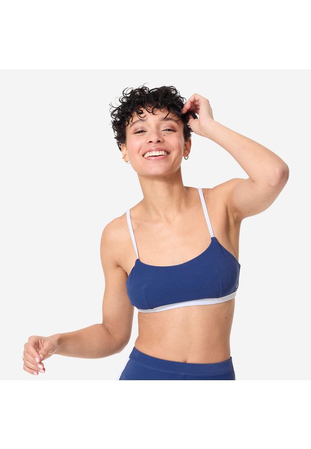 OLAIAN - Góra kostiumu kąpielowego damska Decathlon Katy. Kolor: niebieski