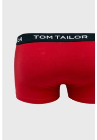Tom Tailor Denim - Bokserki (3-pack). Kolor: czerwony. Materiał: denim #5