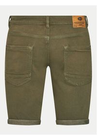 Petrol Industries Szorty jeansowe M-1030-SHO005 Beżowy Regular Fit. Kolor: brązowy. Materiał: bawełna, jeans