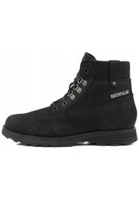 CATerpillar - Damskie buty trapery czarne CATERPILLAR CHARLI FLEECE BOOT. Kolor: czarny