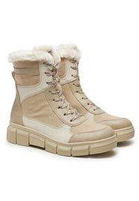 Rieker Trzewiki X3403-62 Beżowy. Kolor: beżowy. Materiał: materiał #2