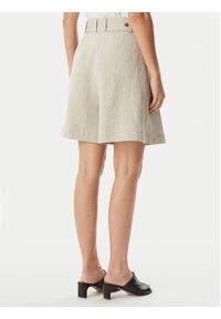 BOSS Szorty materiałowe Tojuna 50558545 Beżowy Relaxed Fit. Kolor: beżowy. Materiał: len #4