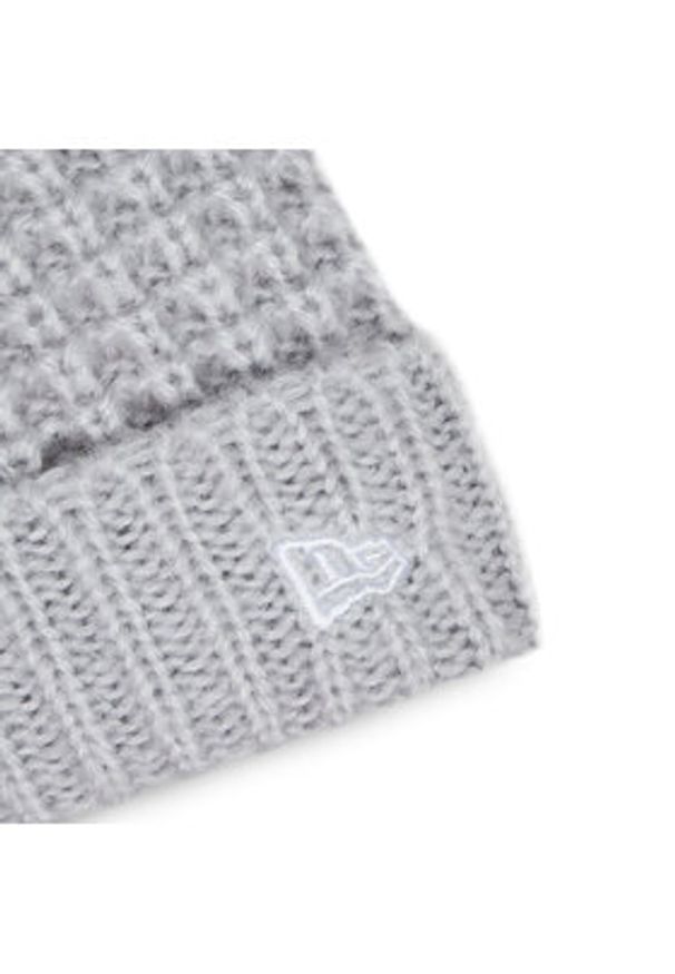 New Era Czapka Wmns Cosy Pom 60364288 Szary. Kolor: szary. Materiał: materiał, akryl