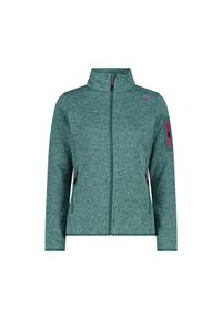 Bluza polarowa damska CMP Haze Jacket Knitted. Kolor: niebieski. Materiał: polar. Sport: narciarstwo, turystyka piesza #1