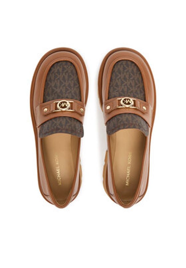 MICHAEL Michael Kors Loafersy Mandy 40T5MAFP2L Brązowy. Kolor: brązowy. Materiał: skóra