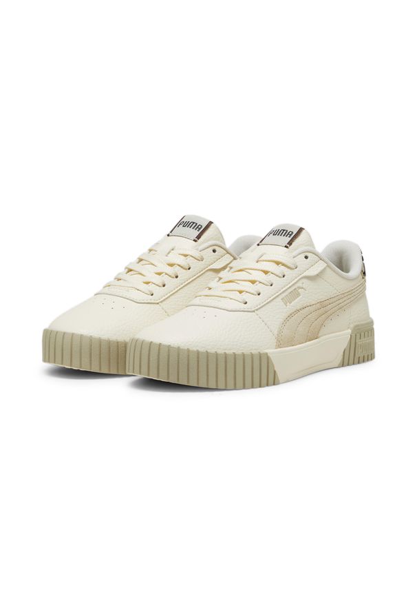 Puma - Sneakersy Carina 2.0 I Am The Drama PUMA Sugared Almond Putty Black Beige. Okazja: na plażę. Kolor: czarny, beżowy, wielokolorowy. Sezon: lato. Sport: tenis