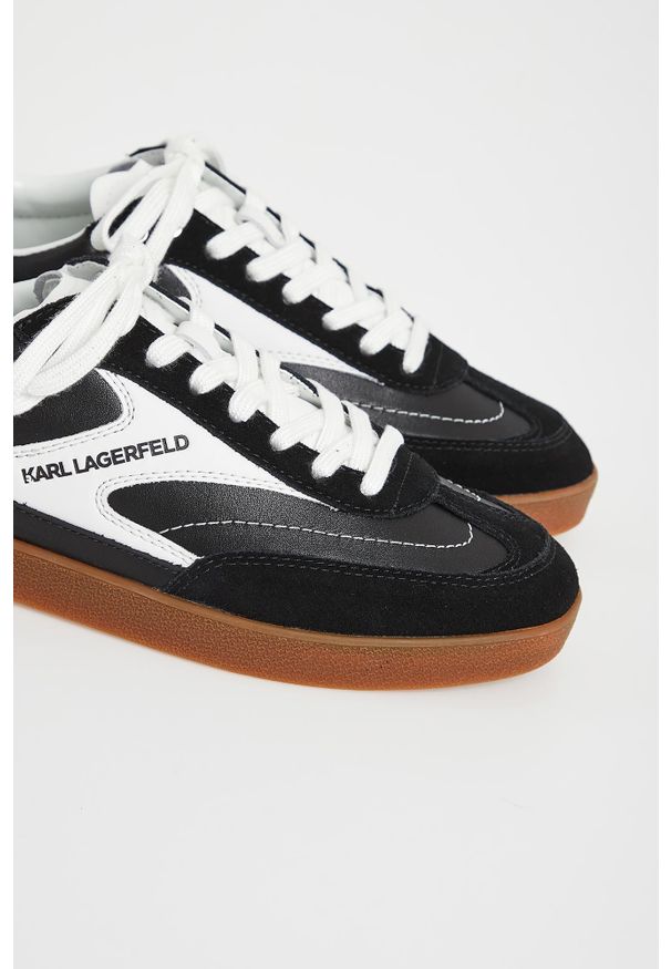Karl Lagerfeld - Sneakersy męskie skórzane KARL LAGERFELD. Materiał: skóra