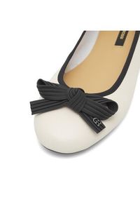 Gino Rossi - GINO ROSSI Baleriny COZY-HS001-1-2 Beżowy. Kolor: beżowy. Materiał: skóra #5